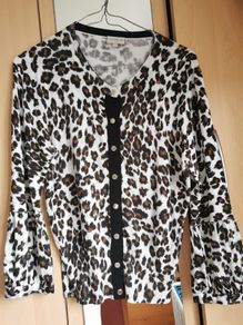 Karen millen Leopard Print Cardigan UK 10