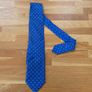 Canali Royal Blue Polka Dot Silk Tie Image 7