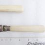Vintage Boxed Silver Plated Set of Faux Bone Handled Fish Servers Image 5