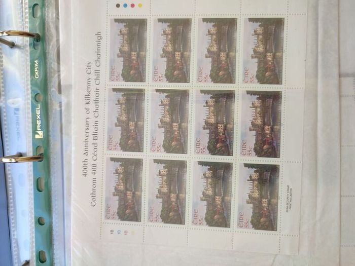 stamps first day covers in anpost albums