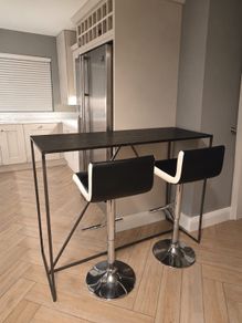 breakfast bar and chairs