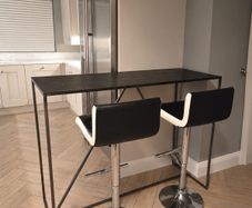 breakfast bar and chairs