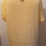Topshop Ladies Yellow Jumper NWT V Neck Size XL Baggy Sweater Top CAN POST Image 4