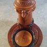 storage water well souvenirs of carved wood marked templo tibidabo from Spain Image 8
