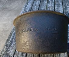 cast iron estate made pot/trough