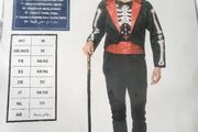 Fancy dress mens day of the dead costume