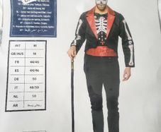 Fancy dress mens day of the dead costume