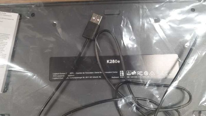 Logitech K280e Wired USB Keyboard - Full Size - Like New