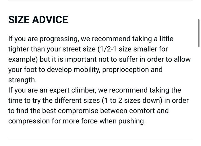 Climbing shoes
