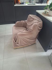 Armchair with cover