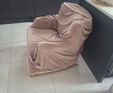 Armchair with cover