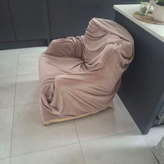 Armchair with cover