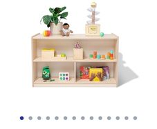 kids storage shelf and kitchen
