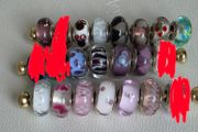 Pandora various charms murano glass charms,very good condition 15e each charm