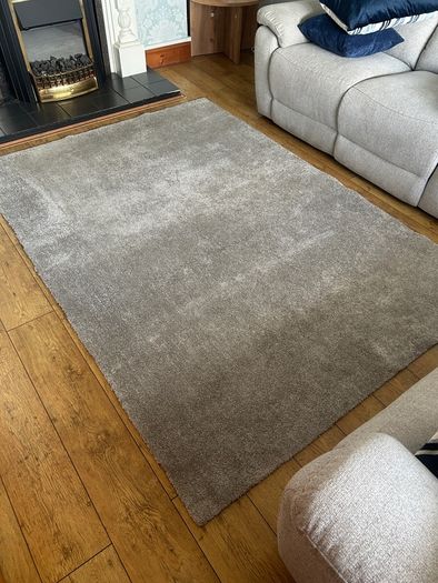 Large Stone Grey Rug 230cm x 160cm