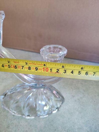 Imperlux West Germany 24% lead crystal candelabras Double candlesticks