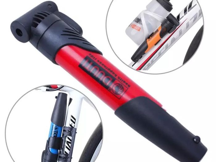 Duuti Portable Mini Plastic Bicycle Air Pump Bicycle Tire Super Light Accessories MTB Road Bike Cycling Pump