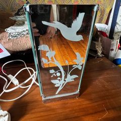Laura Ashley Japanese Bird Mirror Lamp