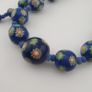 Antique Venetian Style Floral & African Glass Beads Necklace Image 2