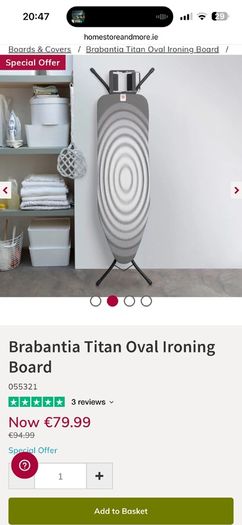 large ironing