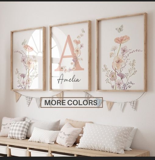 Personalised Girls Wall Art