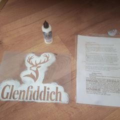 Whisky Stencil + Stencil Glue pack