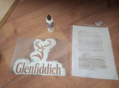 Whisky Stencil + Stencil Glue pack