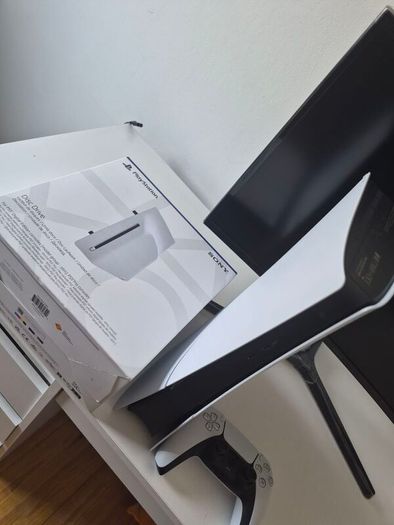 PS5 with new disc attachment