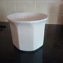 Vintage Ceramic Wheat Design Flower Pot Planter Image 7