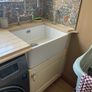 Quartz kitchen counters and Belfast sink Image 6