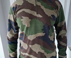 Camouflage Fleece French army surplus. Used in good condition