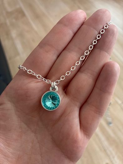 Silver Plated Crystal Necklace