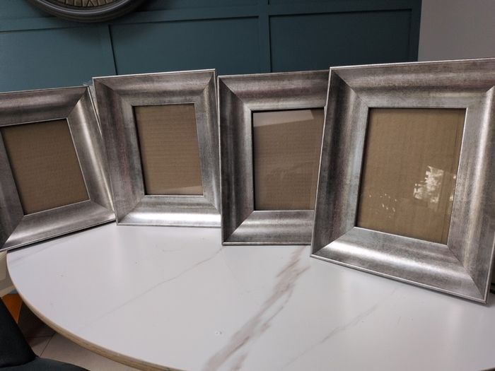 Silver photo frames