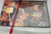 New mint call card James Bond
