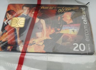 New mint call card James Bond