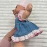 Russ Vintage Troll Kidz Daisy Troll Dress Plush Doll Used Dirty Damaged Please see pictures Image 9
