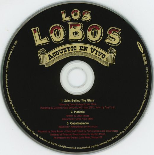 Los Lobos - Live at the Fillmore 2CD - Promo Copy