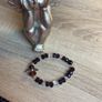 Beautiful Handmade Purple Crystal Angel Bracelet Image 2