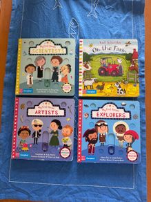 Campbell Childrens Board Books Bundle My First Heroes And On the Farm 4 Books