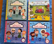 Campbell Childrens Board Books Bundle My First Heroes And On the Farm 4 Books