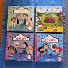 Campbell Childrens Board Books Bundle My First Heroes And On the Farm 4 Books