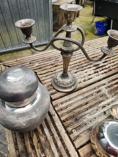 Silver plate plus others x 10