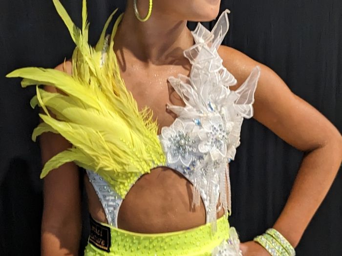 Junior Latin leotard and skirt