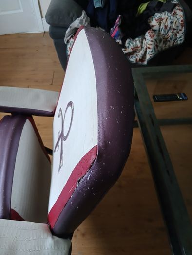 Old modified cinema chair