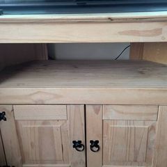 Wooden TV Stand / Cabinet, Solid Pine