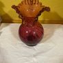 vintage  fenton cranberry glass pitcher Image 2