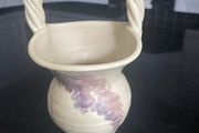 Ballydoughan pottery basket style vase