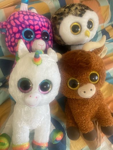 4 TY large beanie boos