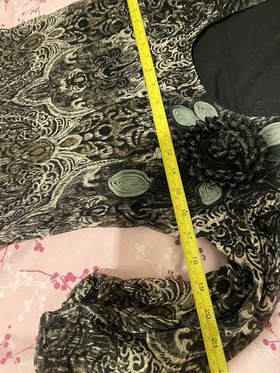 Black Lacy Per Una Top