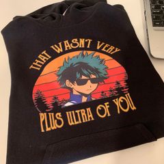 Men's Izuku Midoriya That Wasn't Very Plus Ultra of You Hoodie for kids